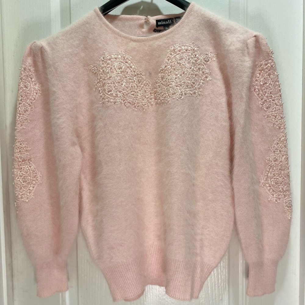 Vintage Minali Angora Sweater